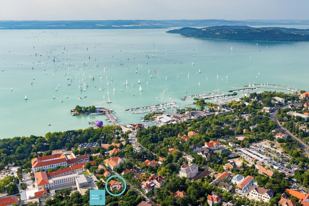 Villa Muzsa Deluxe Balatonfüred Eksteriør billede